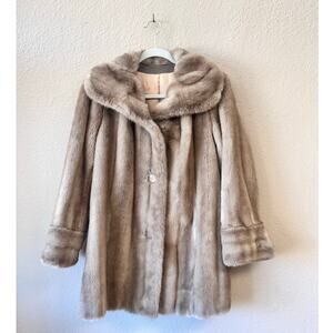 Vintage 1980s Tissavel Country Pacer Faux Fur coat